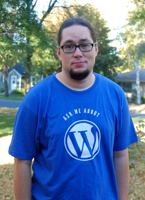 Ask Me About WordPress Tshirt